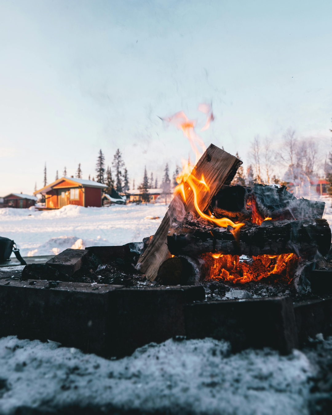Winter at the Cabin Candle