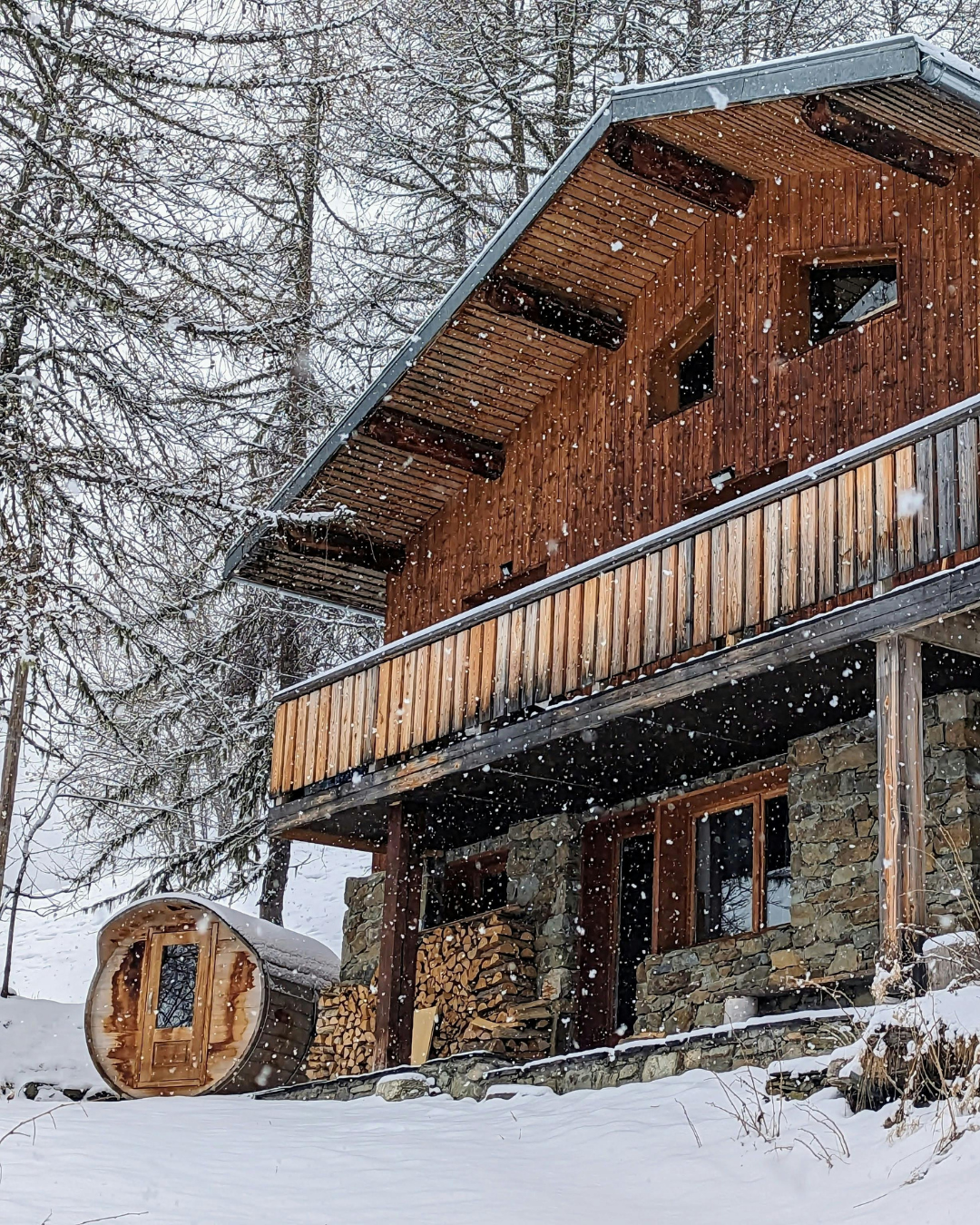 Winter at the Cabin Candle